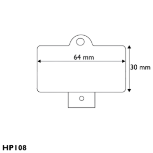 Porta Precio para ganchera PVC