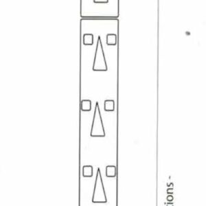 Ganchera Plástica Exhibidora 12 posiciones prepicada H138