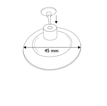 Chupón 45mm C/ Tapon superior - Imagen 2
