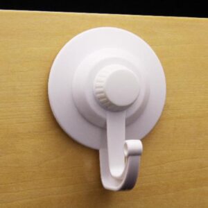 Chupón con gancho plástico blanco